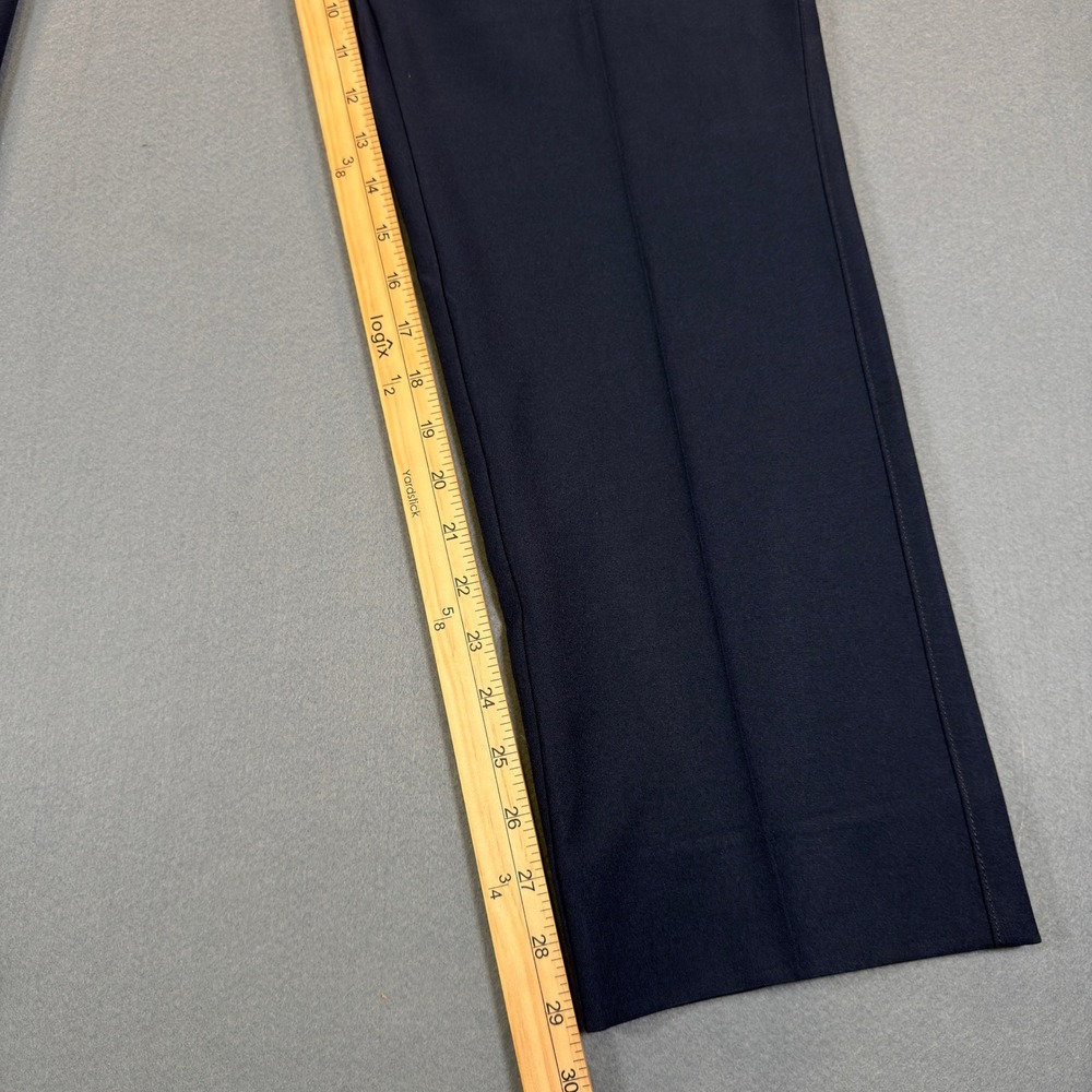 Peter Millar Mens Navy Blue Flat Front Performance Dress Pants 38/32 Navy Blue - Picture 6 of 9